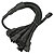 Nanoxia 3-Pin Molex auf 9 x 3-Pin Adapter - 60 cm