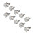 Thumbscrews Silber - 10er Set