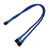 Nanoxia 3-Pin Y-Kabel - 30 cm - blau
