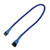 Nanoxia 4-Pin PWM Verl�ngerung - 30 cm - blau