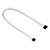 Nanoxia 3-Pin Molex Verl�ngerung - 30 cm - wei�