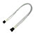 Nanoxia 4-Pin PWM Verl�ngerung - 30 cm - wei�