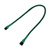 Nanoxia 3-Pin Molex Verl�ngerung - 30 cm - gr�n