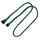 Nanoxia 4-Pin PWM Verl�ngerung - 60 cm - gr�n