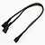 Nanoxia 4-Pin PWM Y-Kabel - 30 cm - carbon
