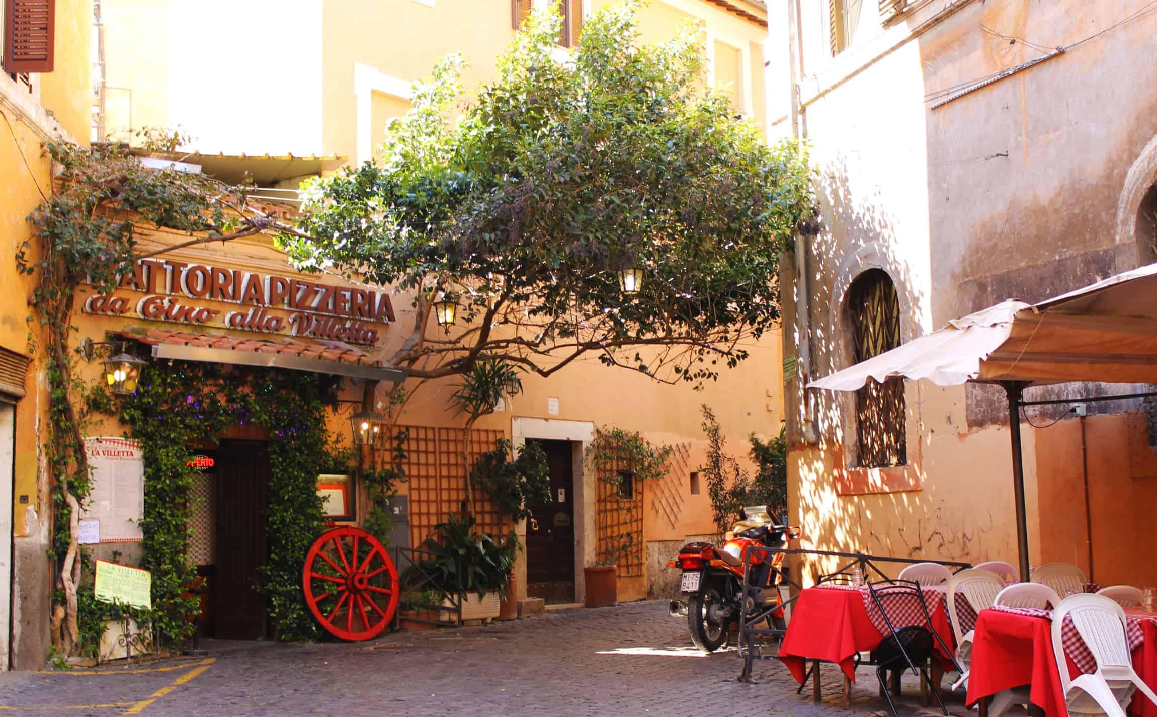 trastevere where to sleep rome