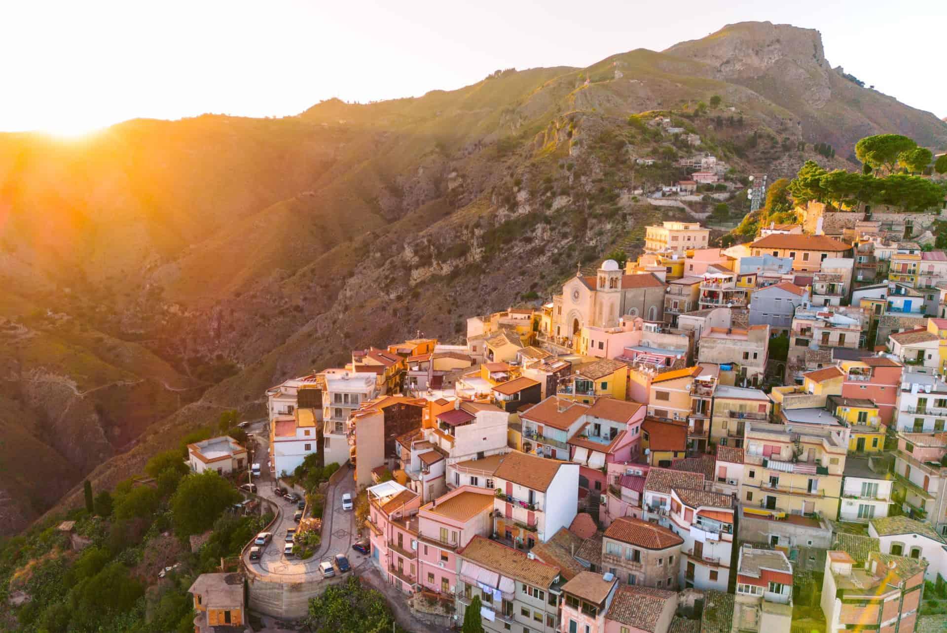 Village of Castelmola Sicily