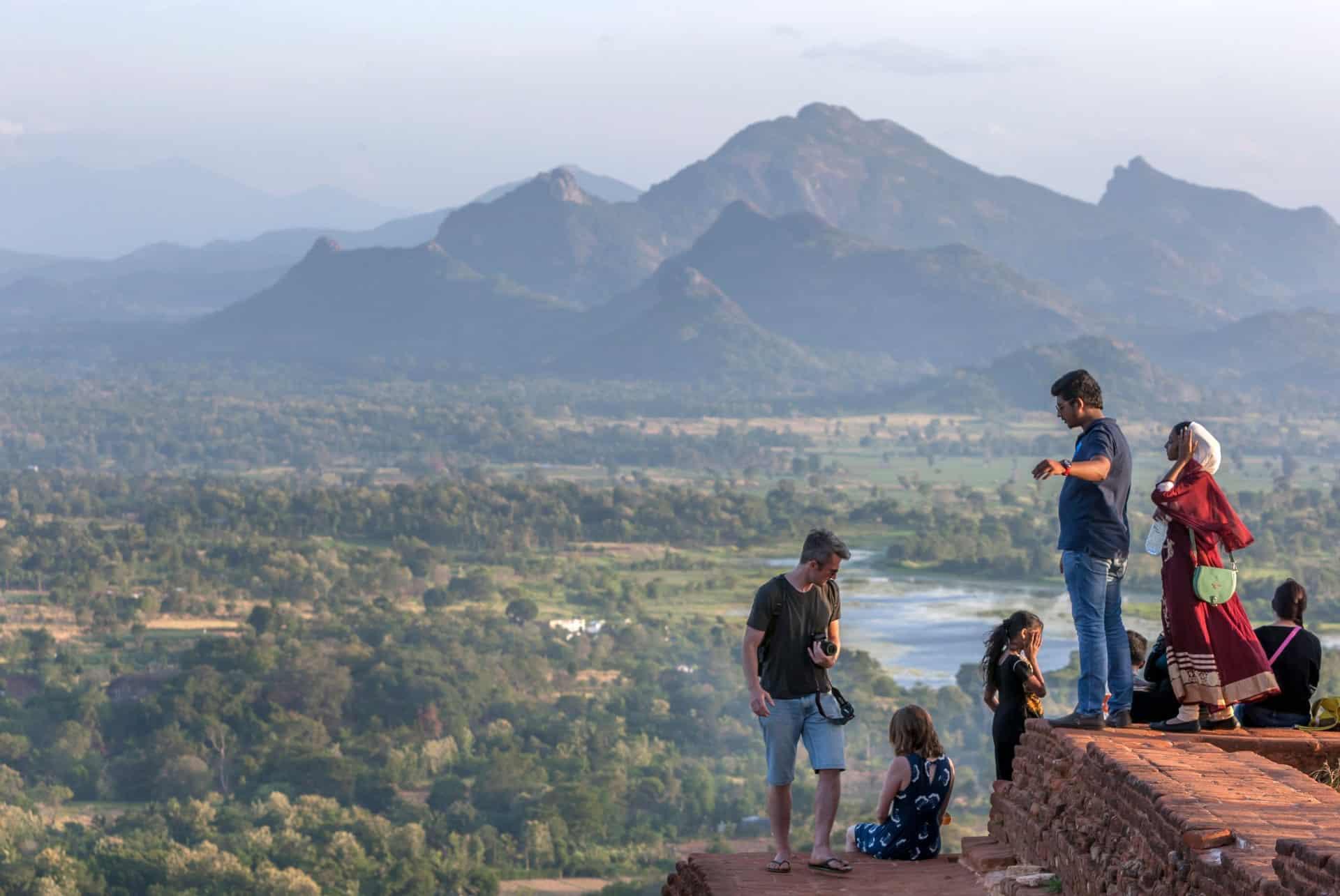 tourists in Sri Lanka