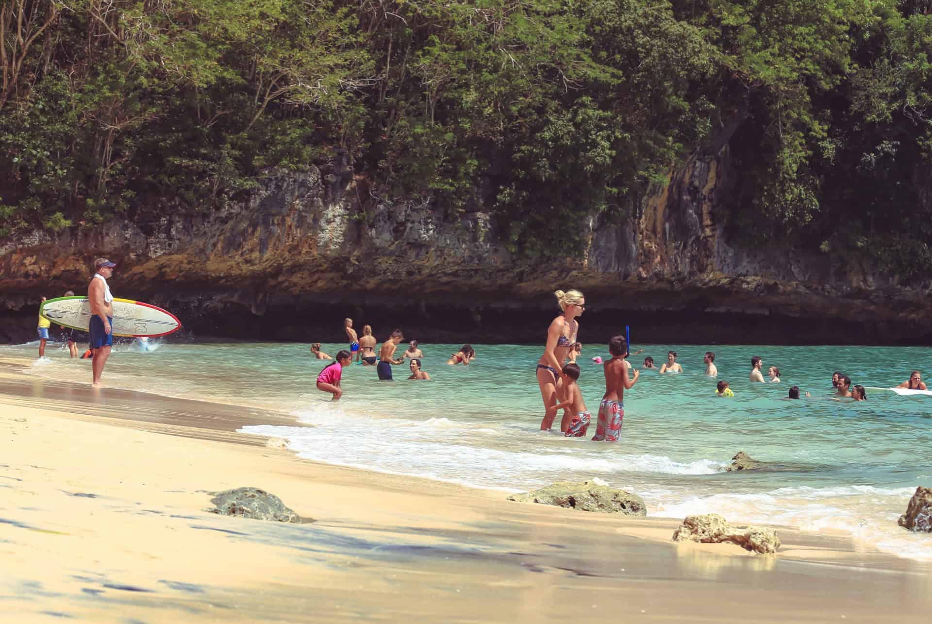 tourist influx in bali in july