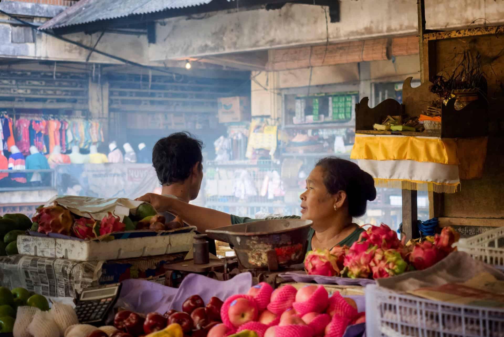 market in Ubud Bali