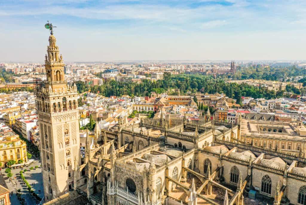 seville in january cathedral