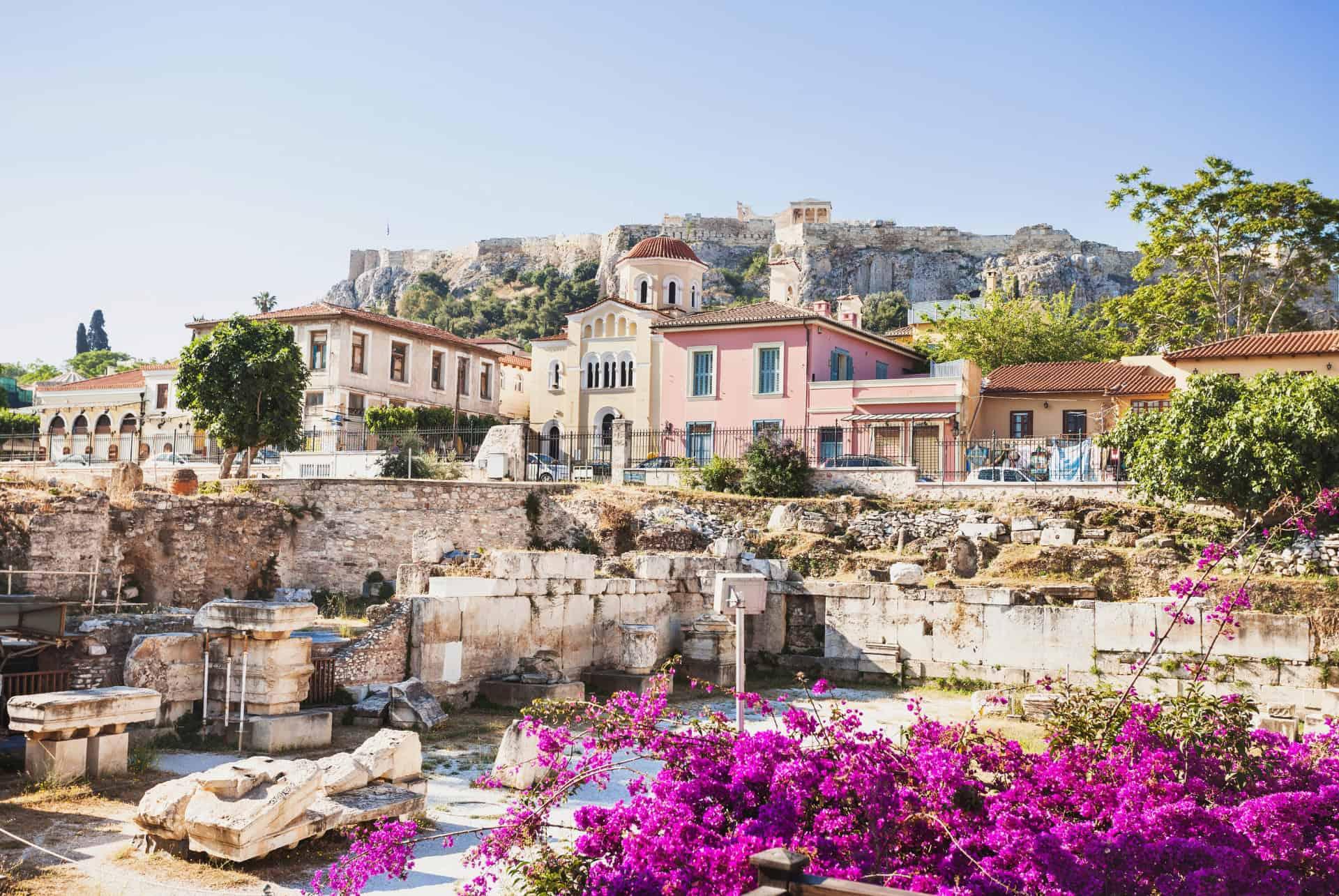 athens in spring