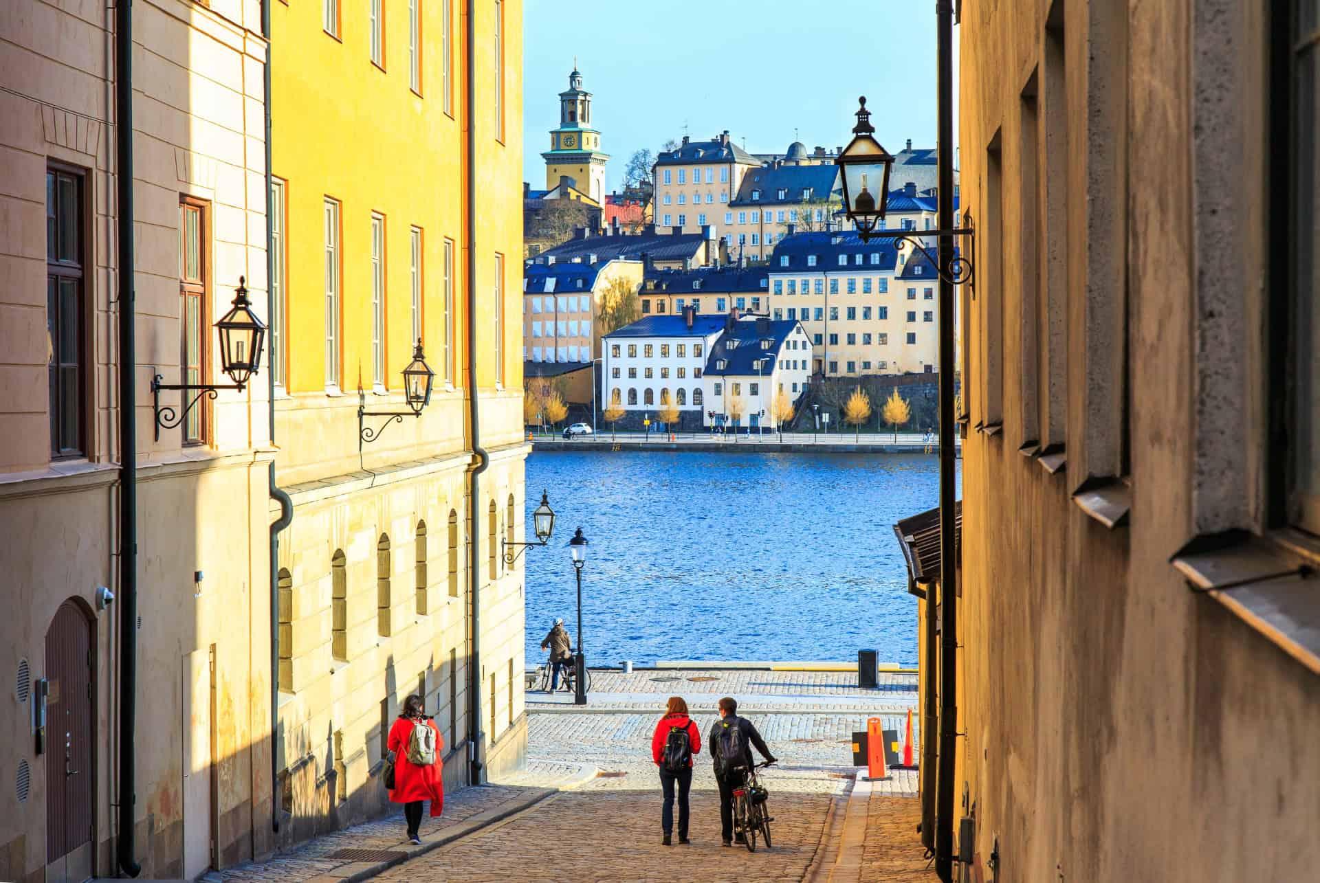 Walking in Stockholm