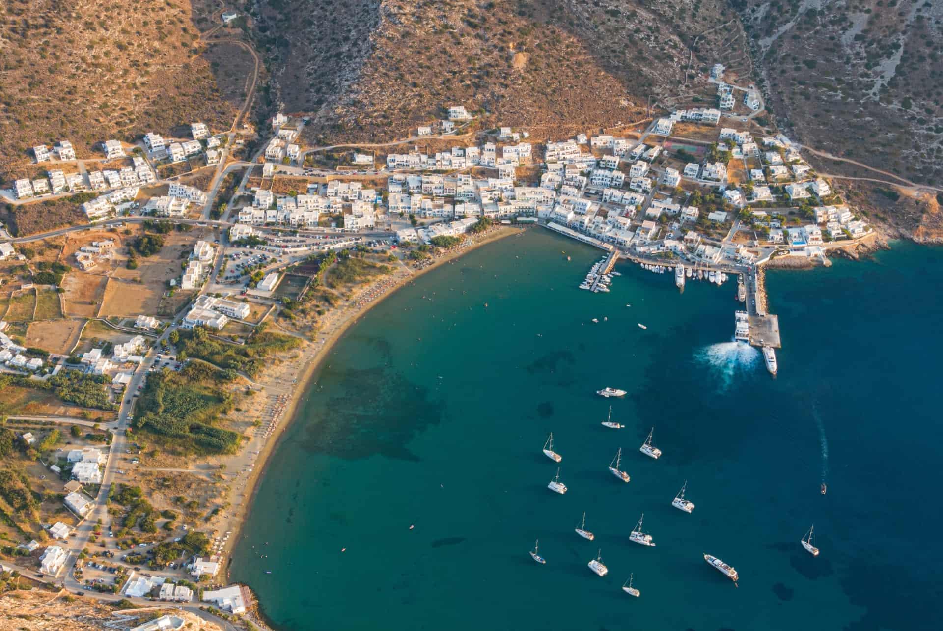 Kamares aerial view stay in Sifnos