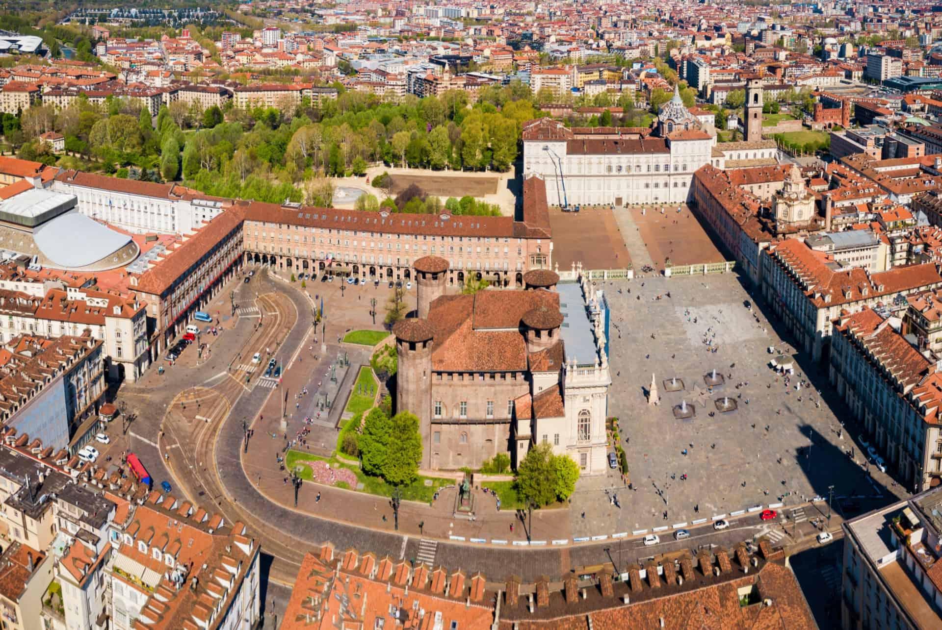 Piazza Castello neighborhood