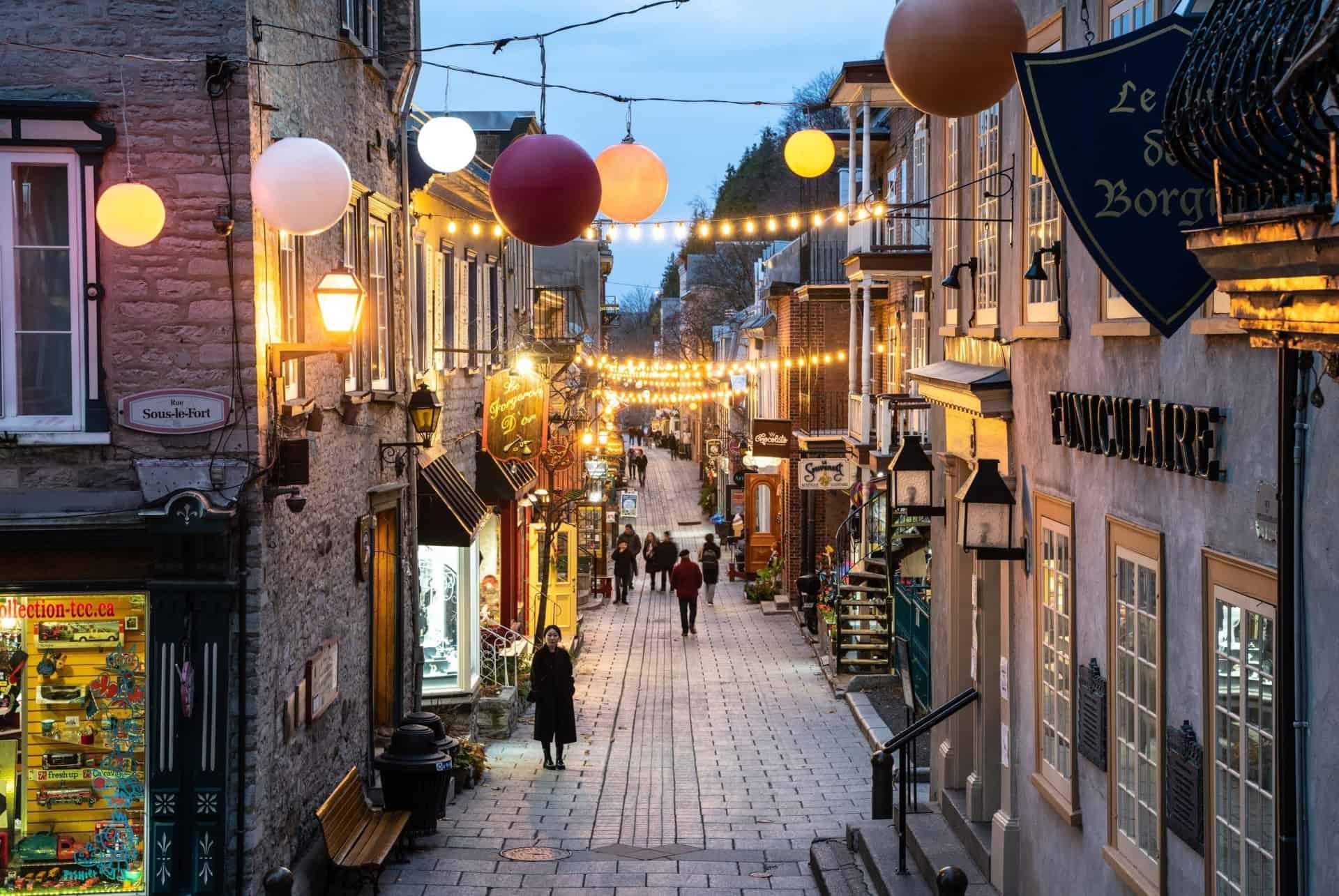 lower town stay quebec