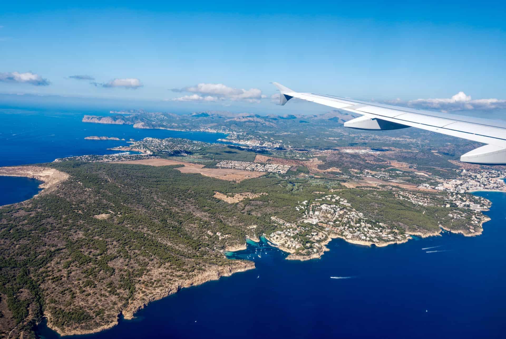 mallorca aerial view