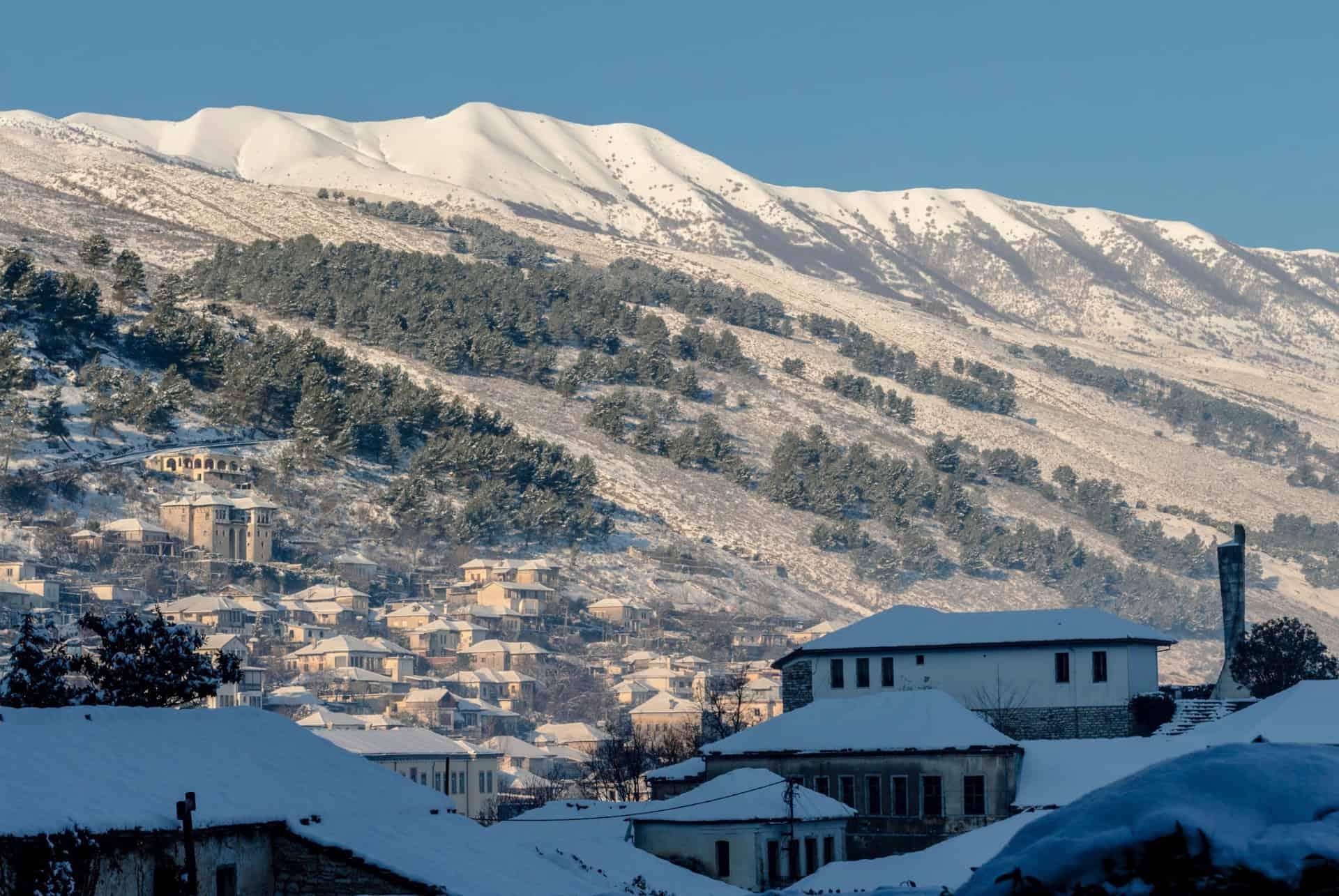 winter in albania