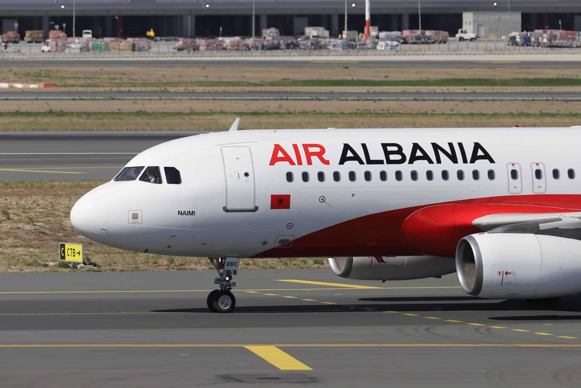 how to get to Albania by plane