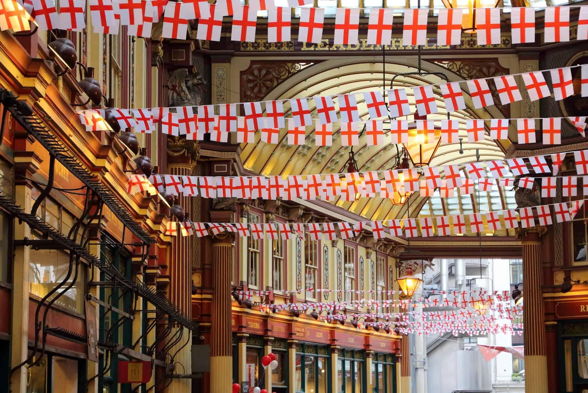 London in April St. George's Day