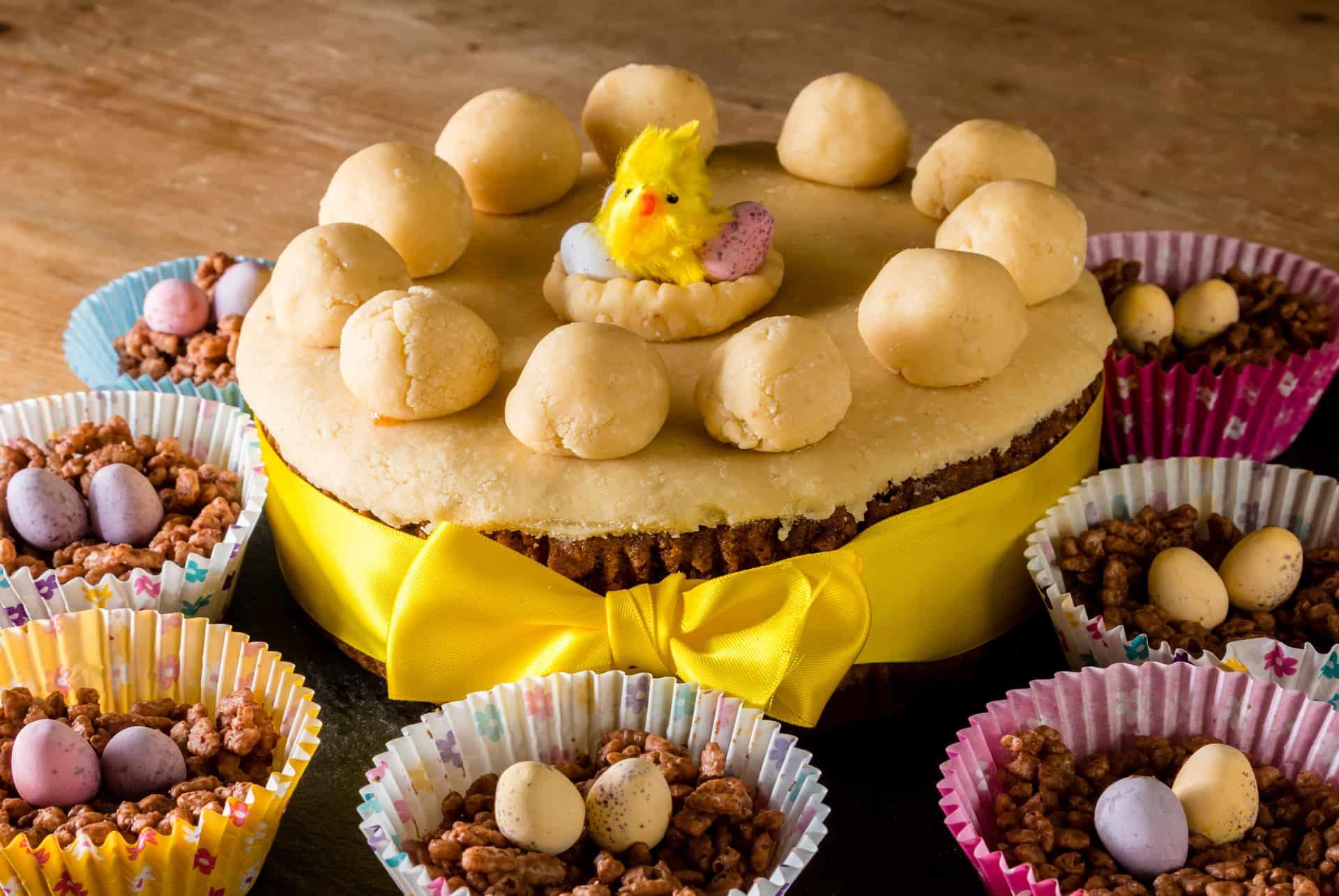 London in April Simnel cake