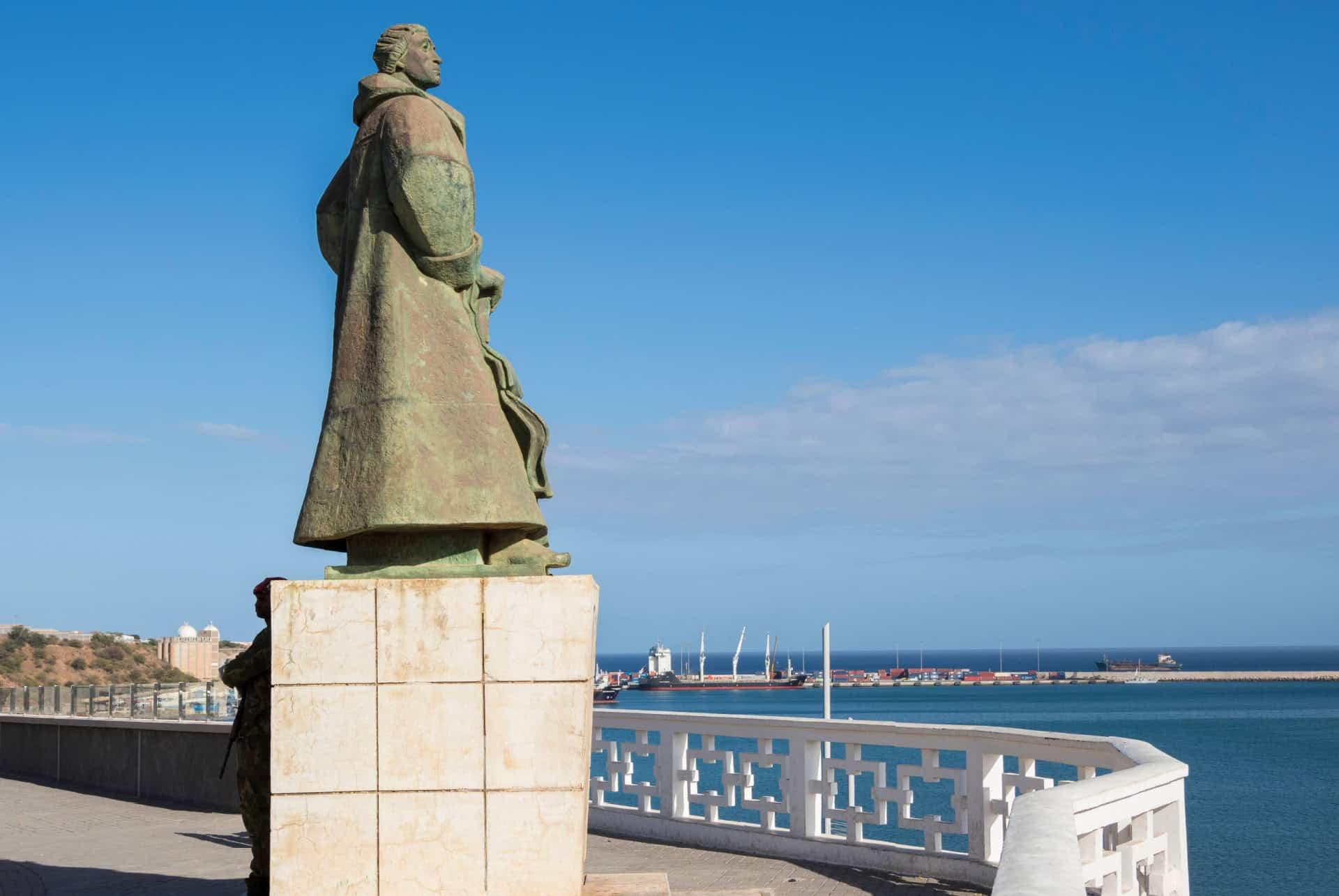 Diogo Gomes statue Praia Cape Verde