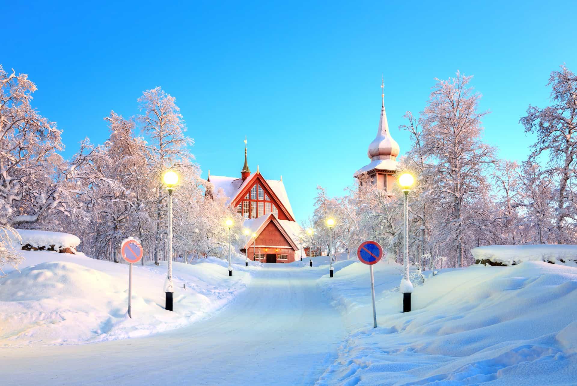 where to stay in kiruna landscape