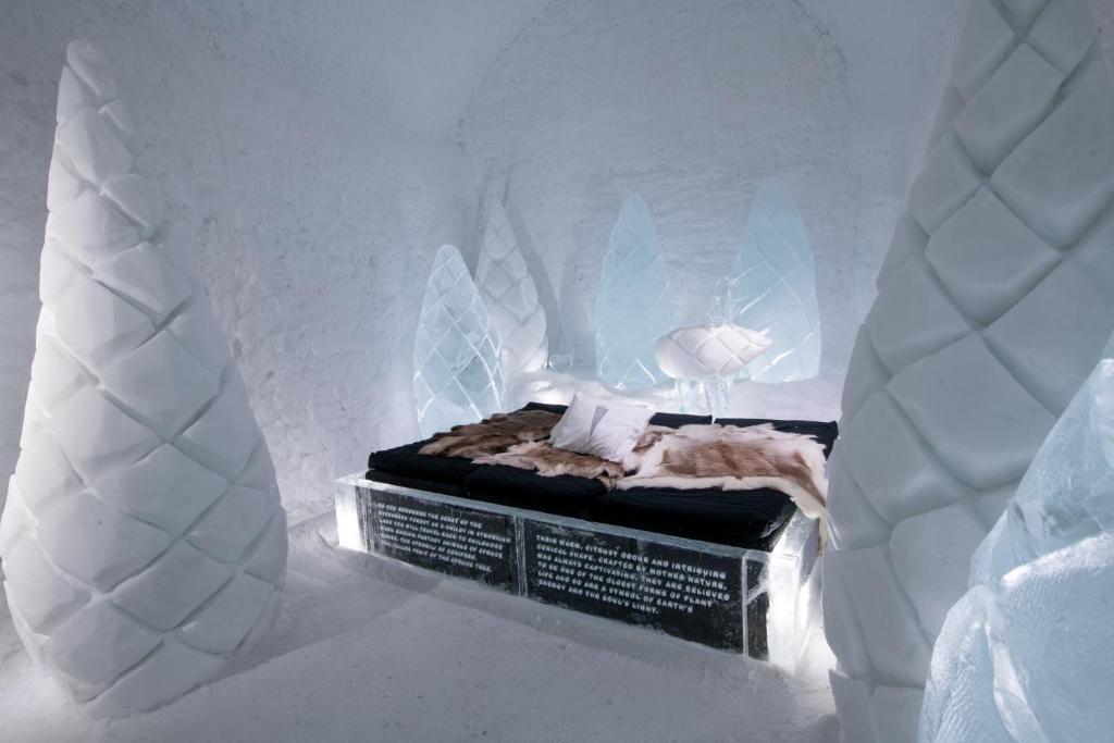 ice hotel room
