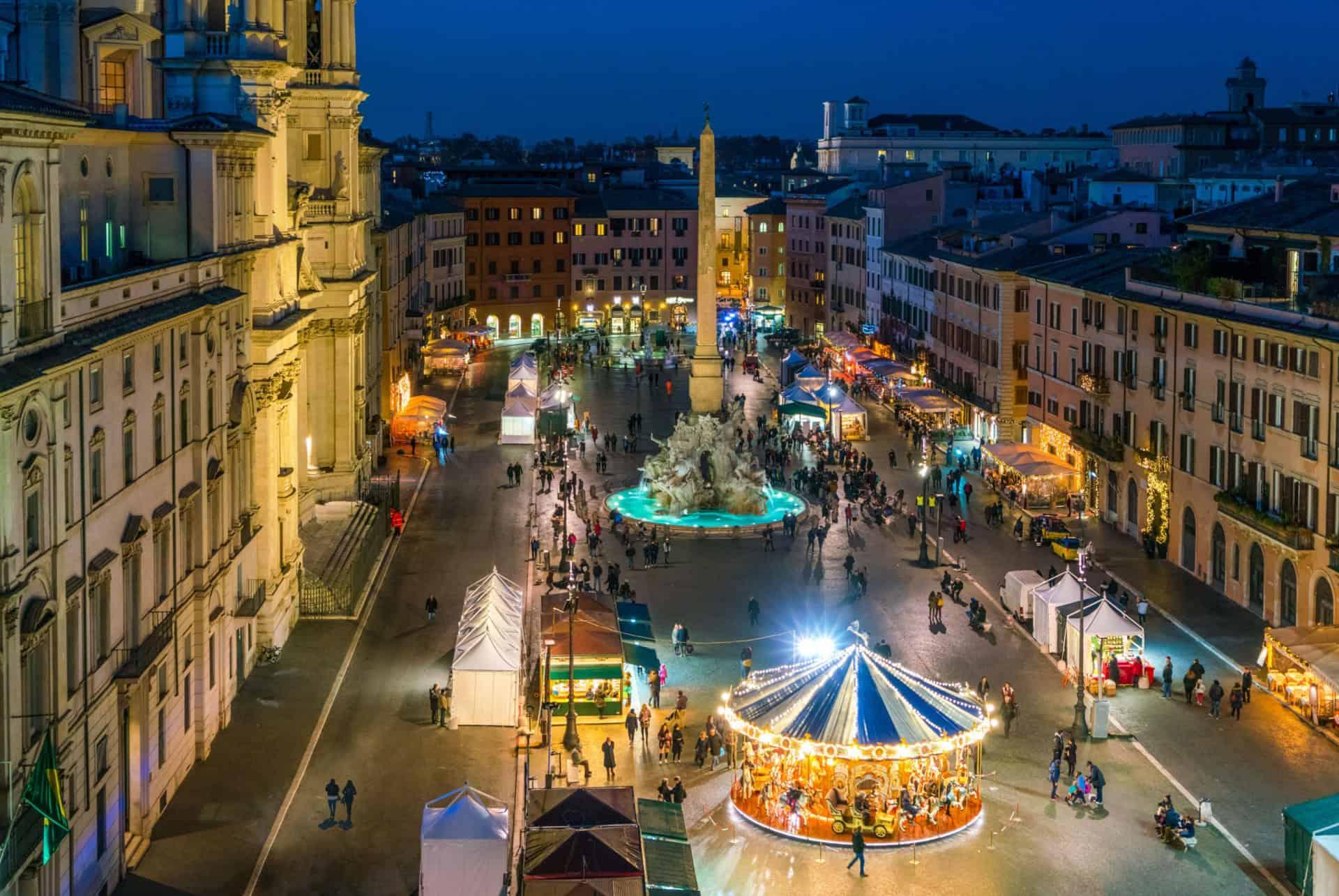 christmas market rome