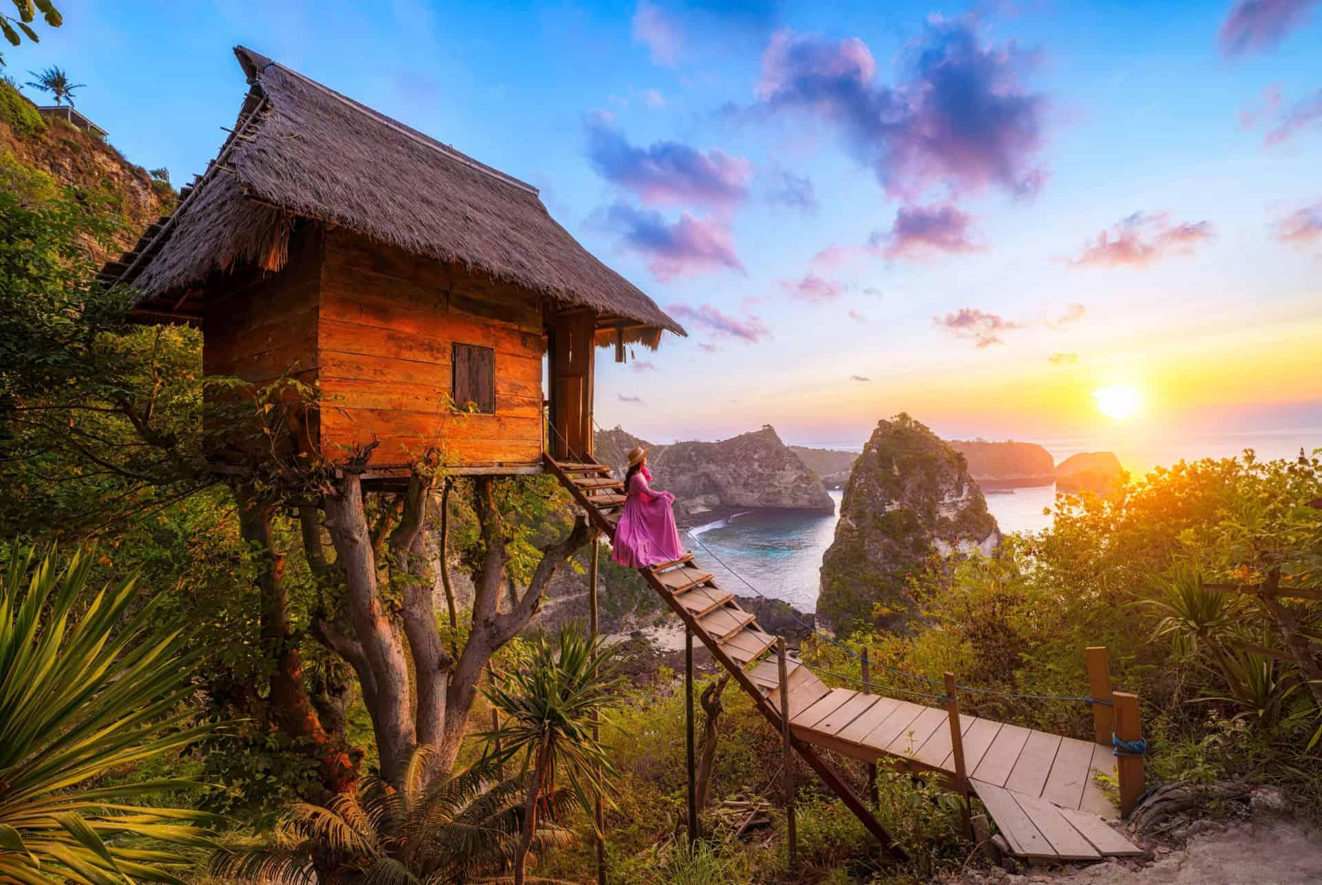 Most beautiful beaches of Bali Molateng treehouse