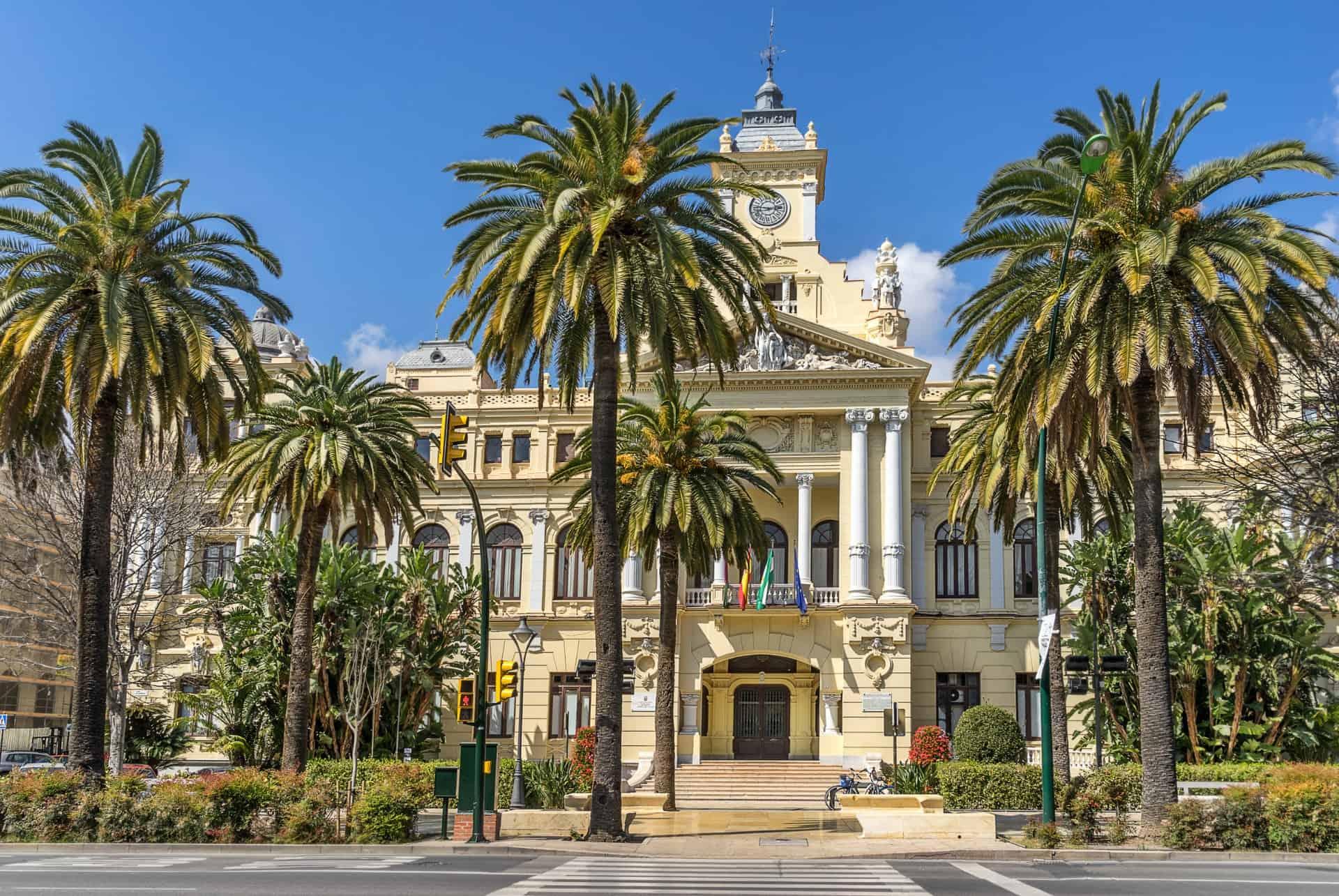 malaga town hall when to visit