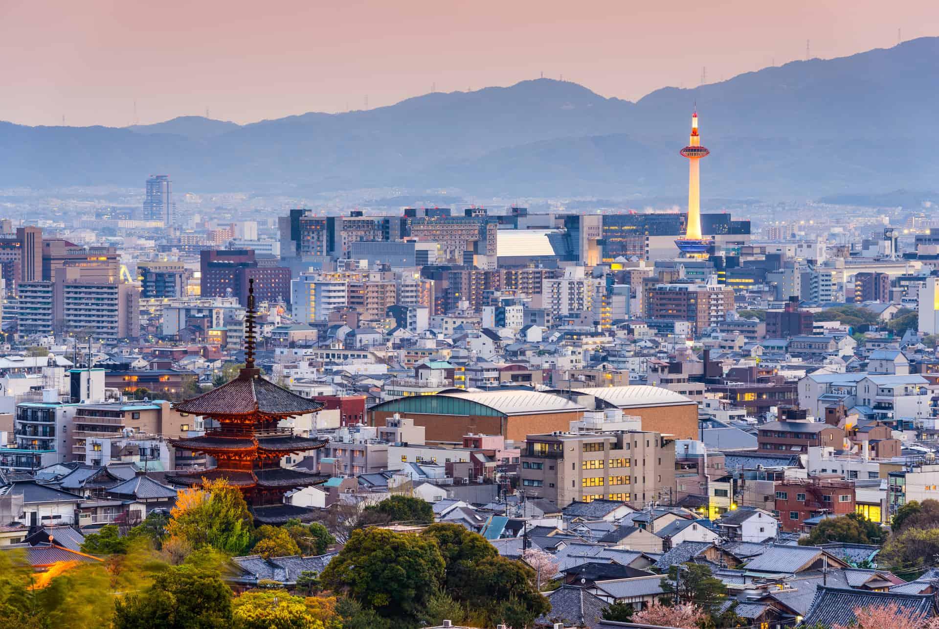 Shijo Kawaramachi downtown Kyoto