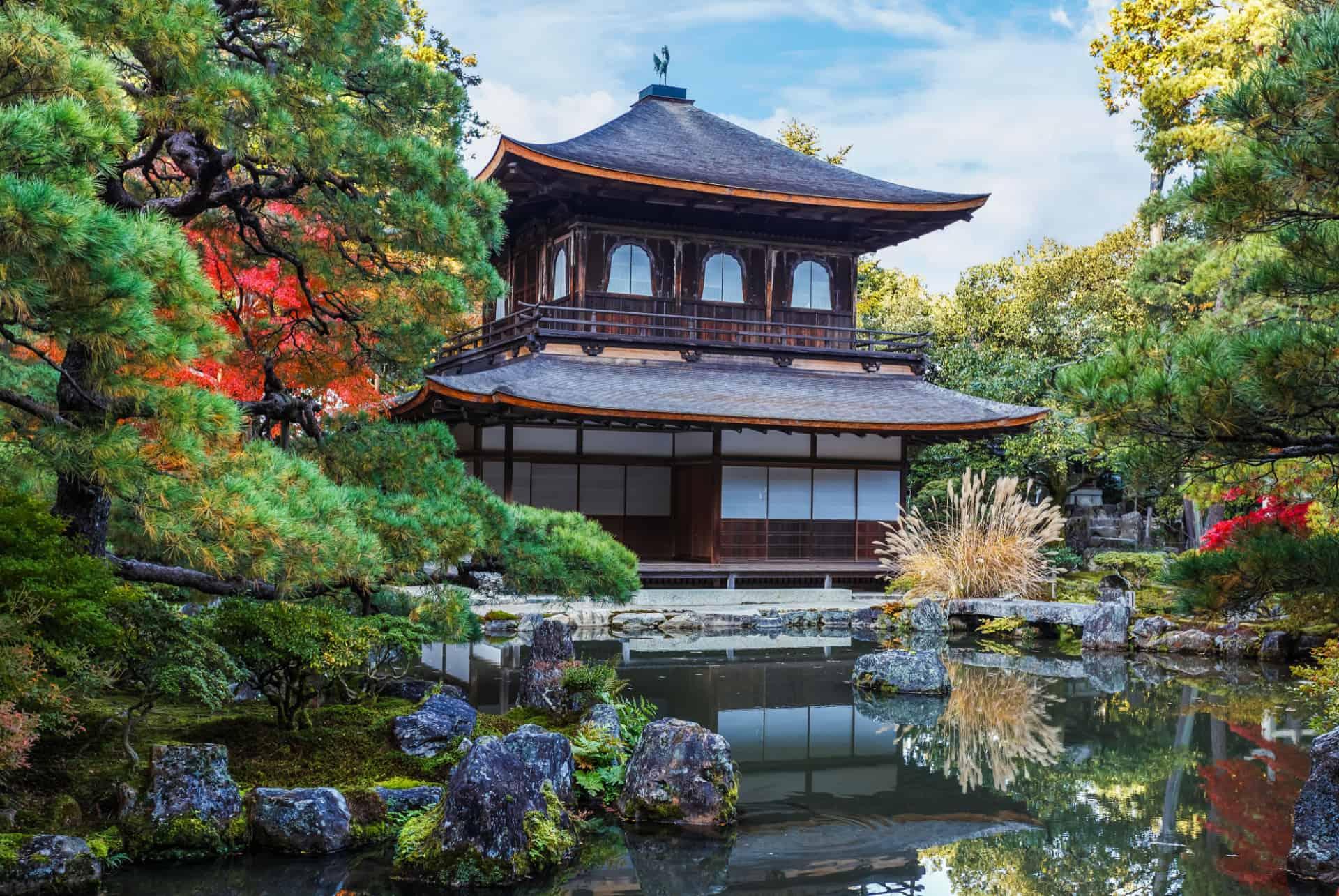 Ginkaku-ji Silver Pavilion in Kyoto