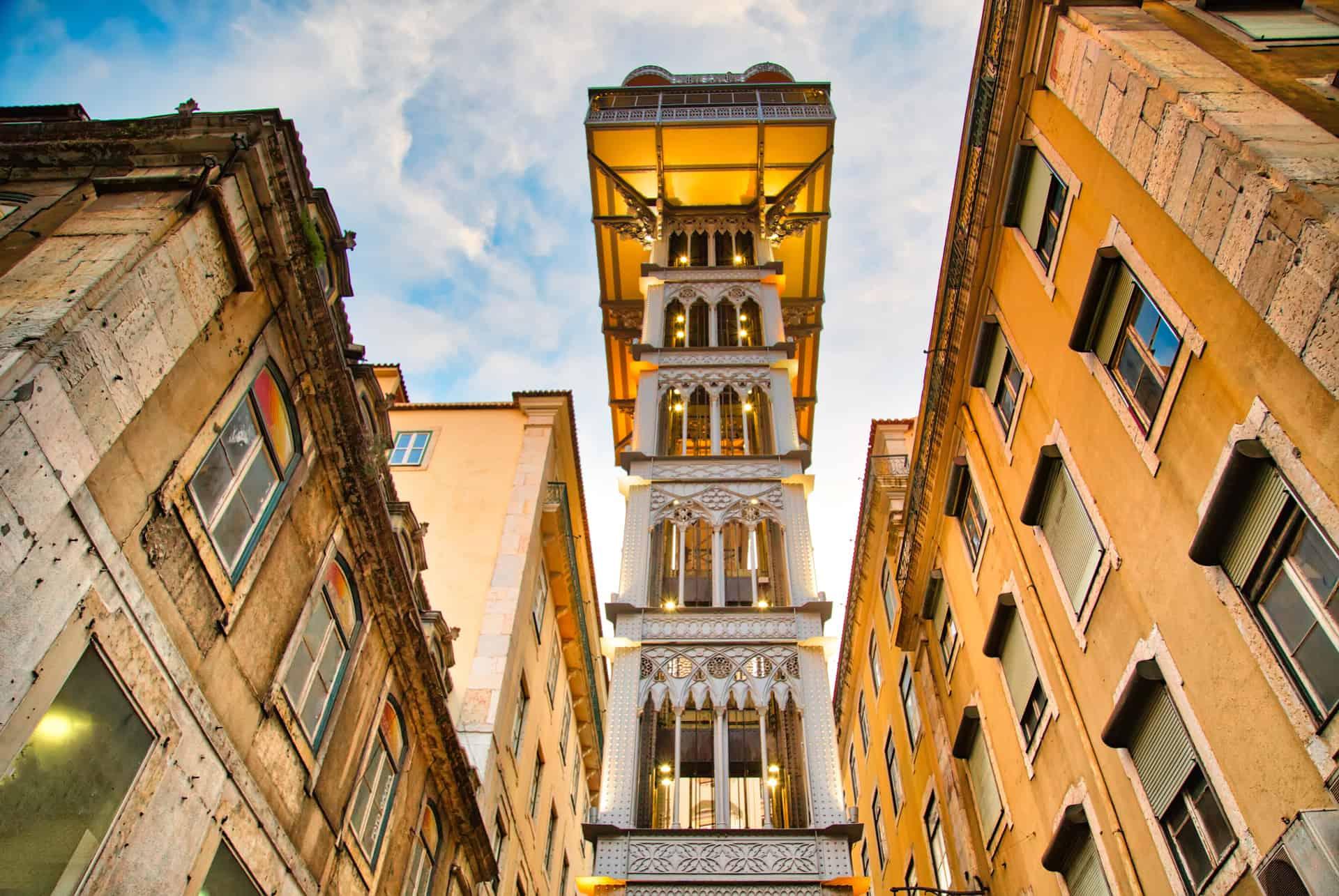 Santa Justa elevator Lisbon Card