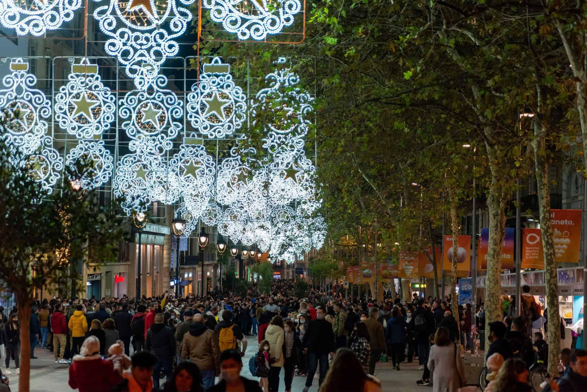 Barcelona tourist traffic in December