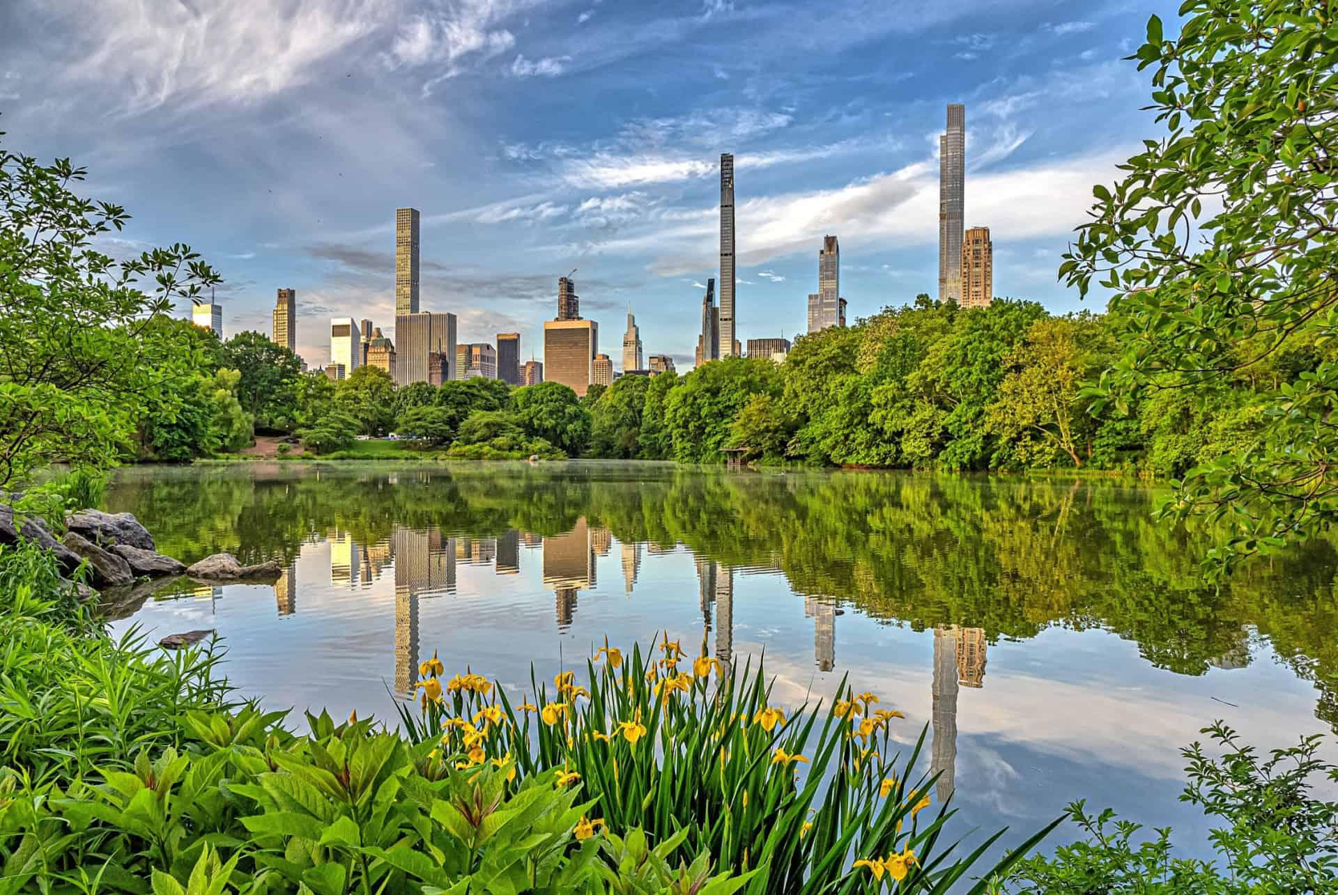 central park lake