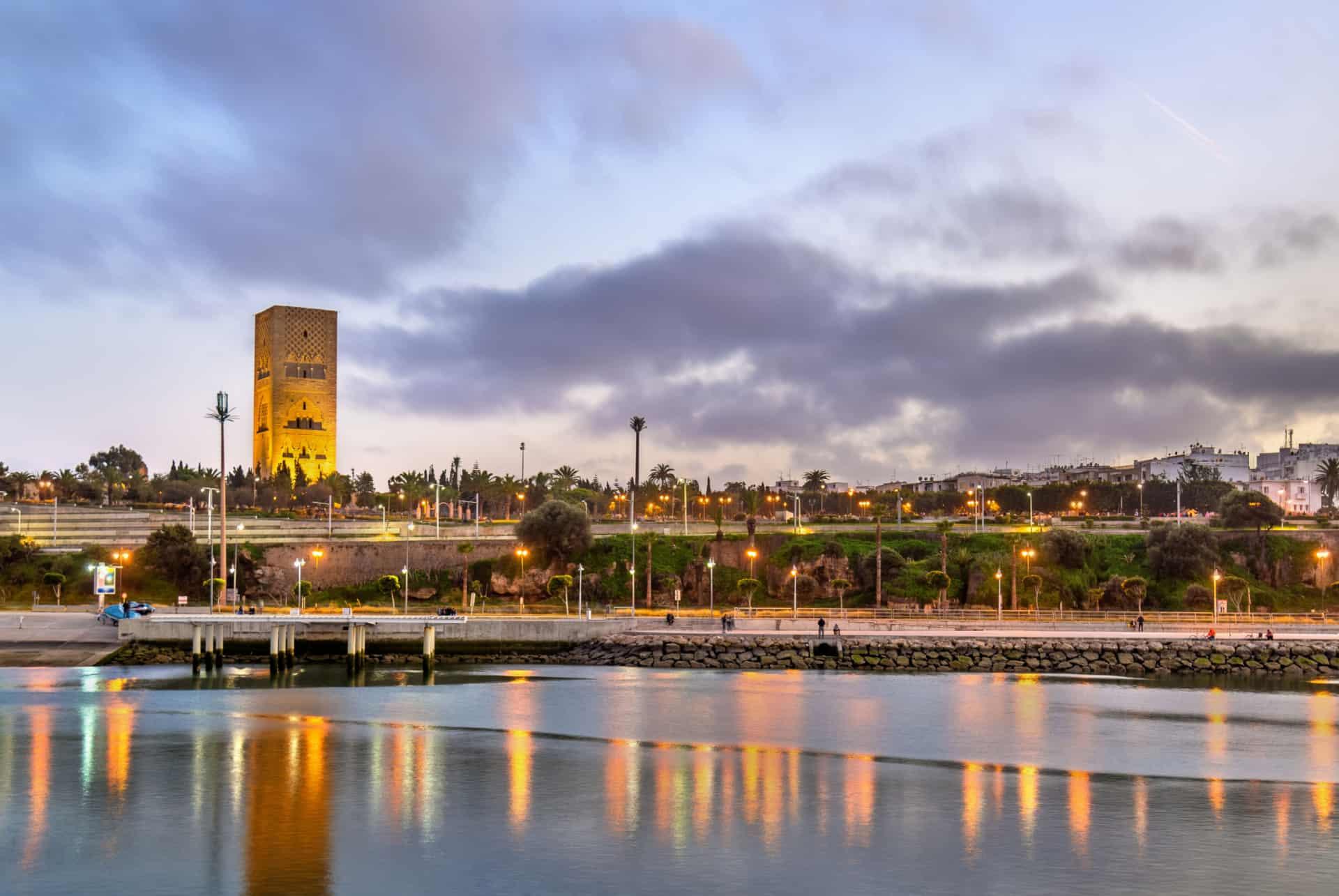 sunset in rabat