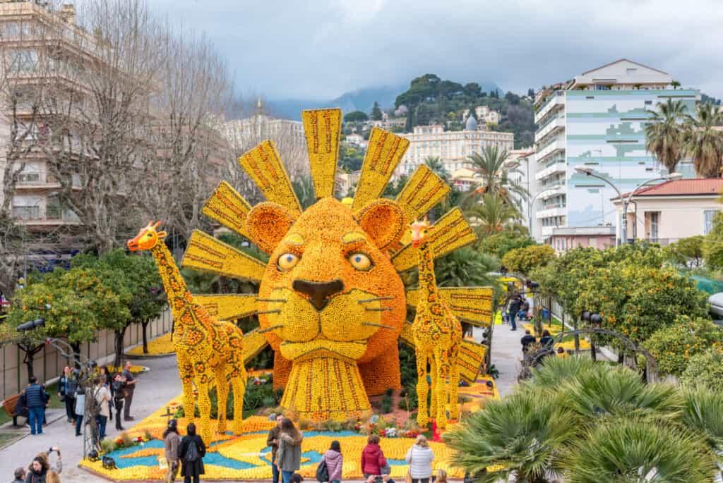 menton france in february