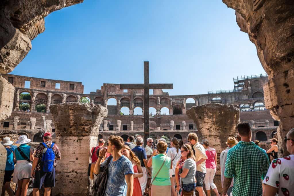 visiting colosseum group