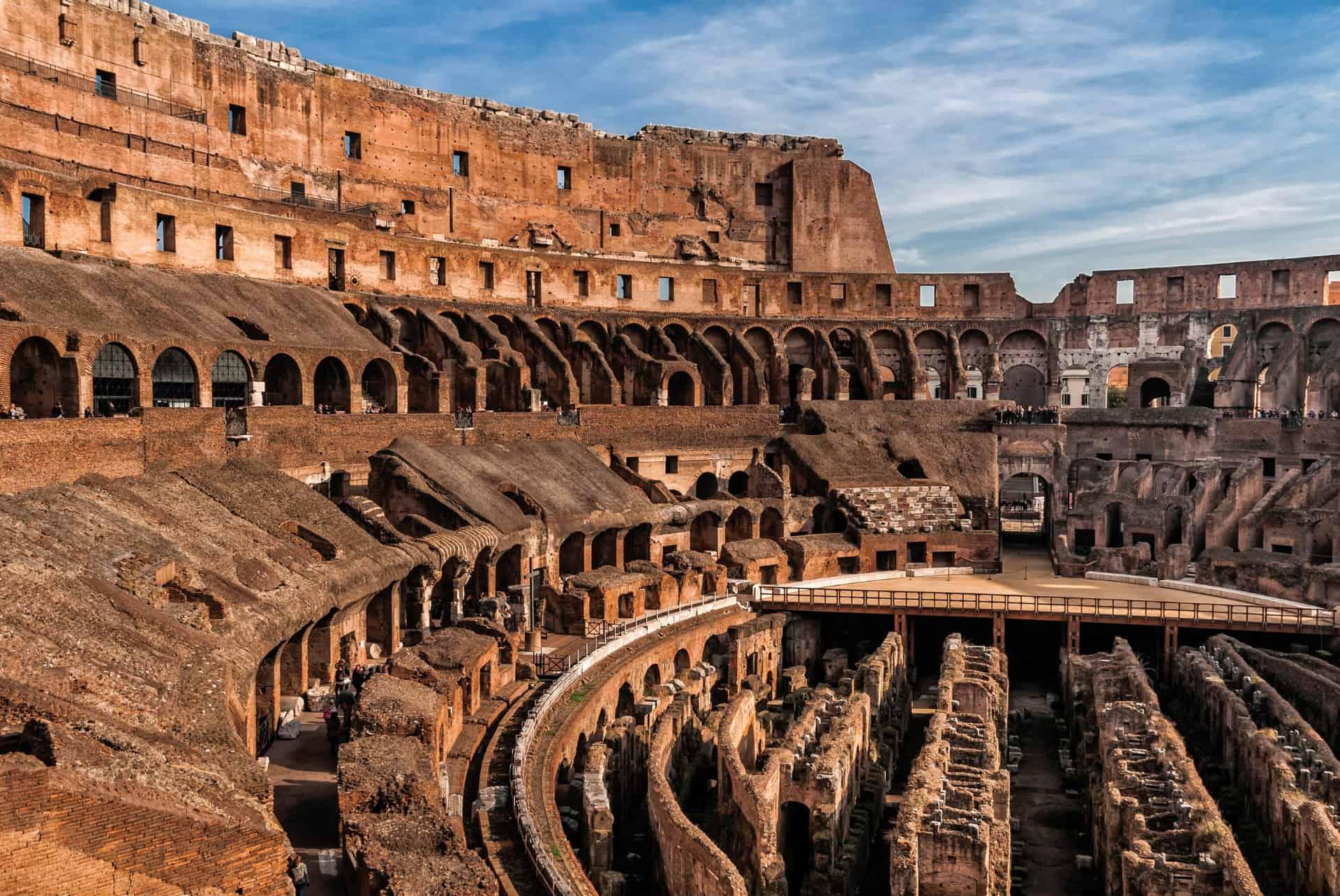 inside colosseum