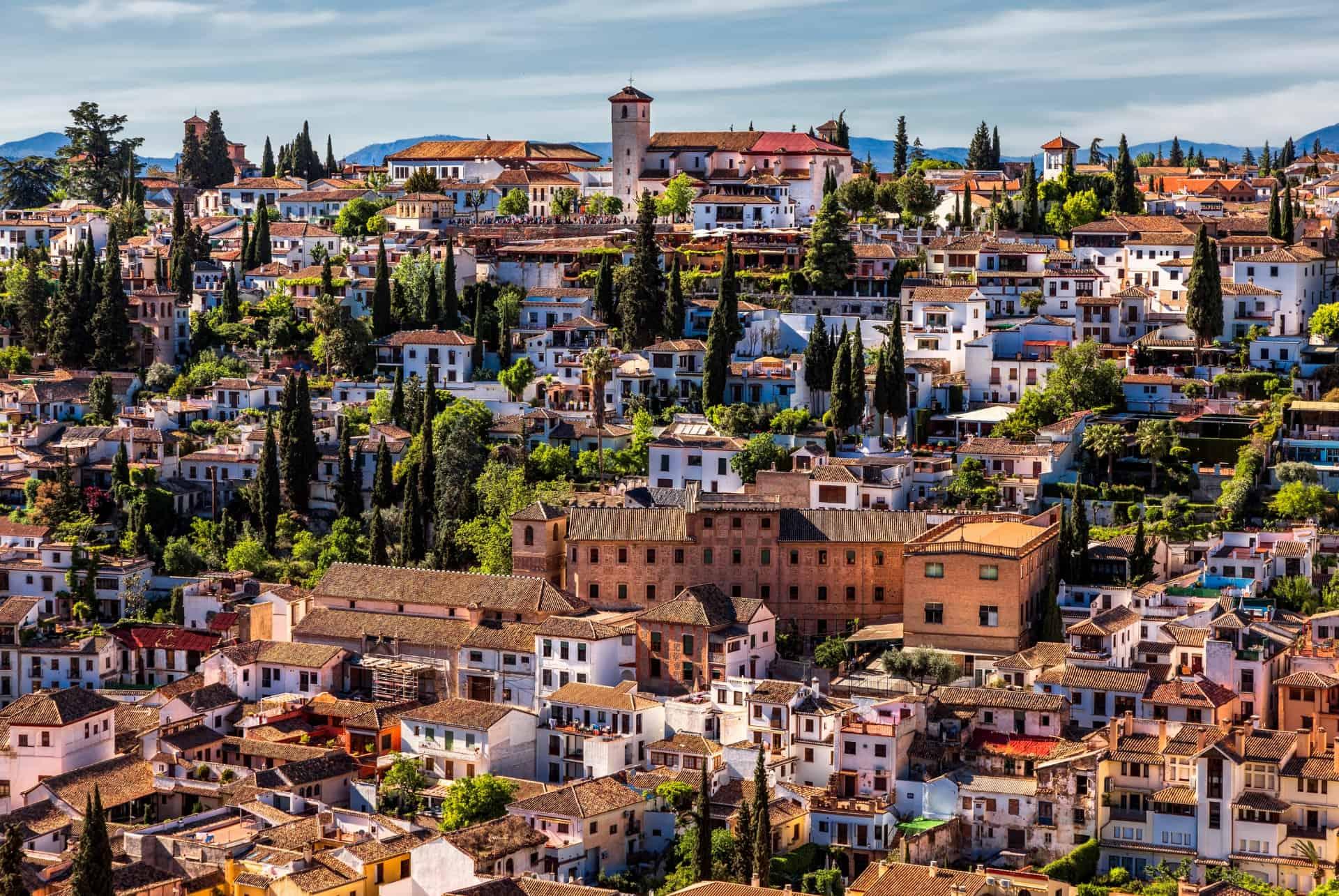 landscape of grenada spain