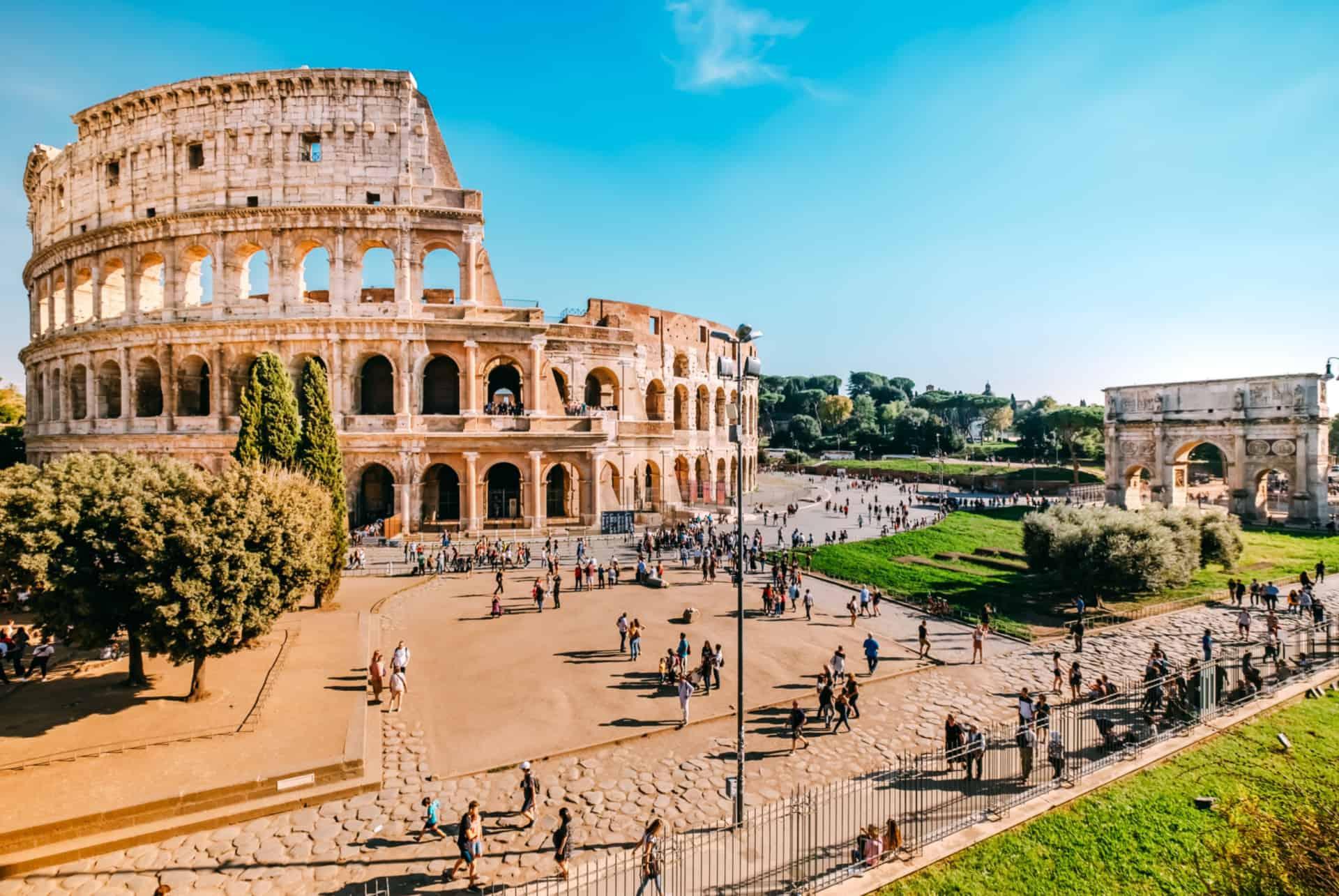 the colosseum of rome