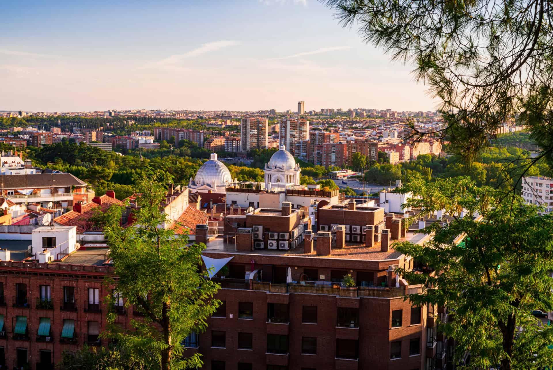 View of Madrid from Parque del Oeste