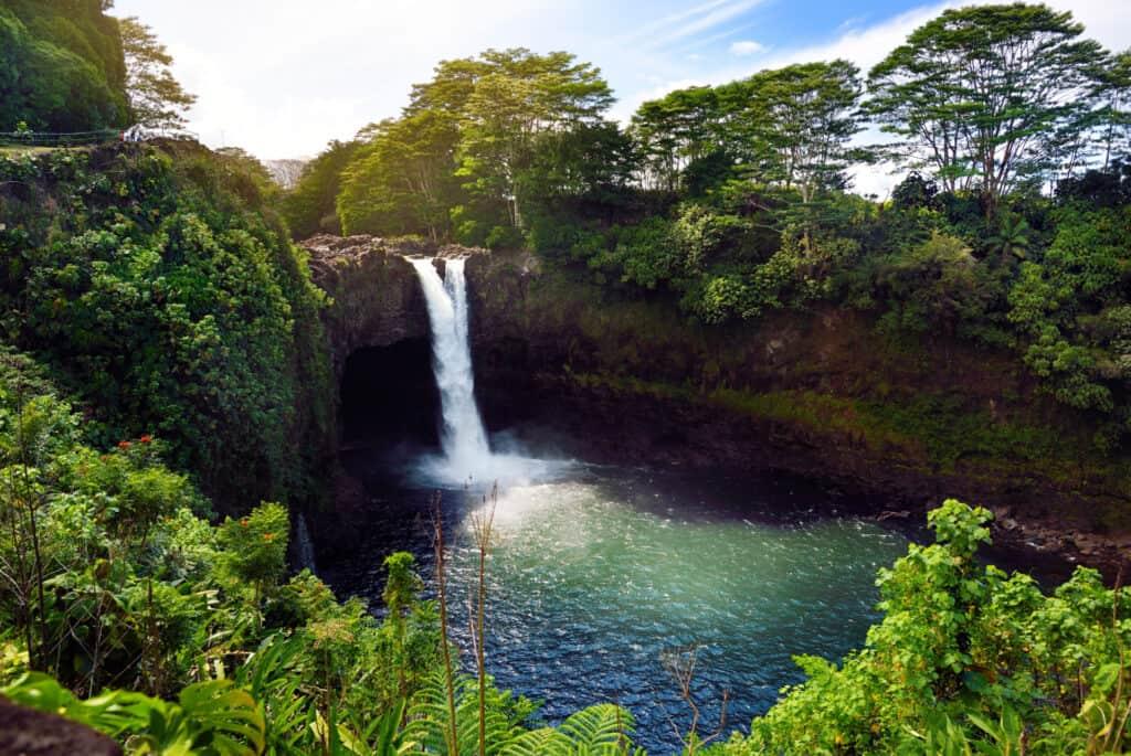 waterfall in Hawaii