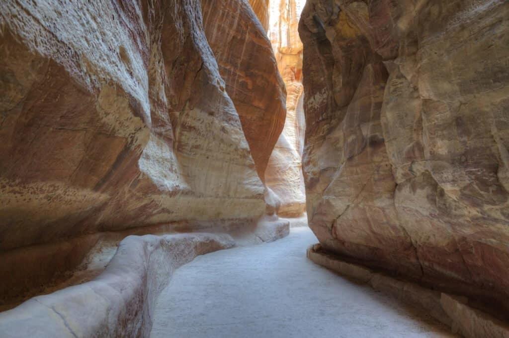 Jordan, Petra, Siq, canyon