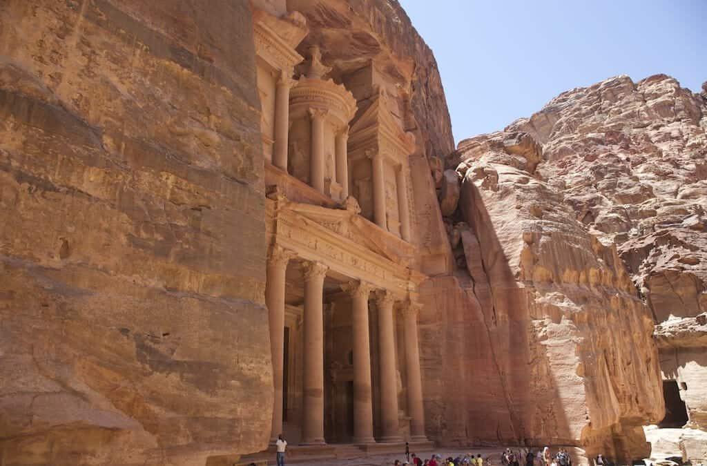 Jordan, Petra, Siq, canyon, Al Khazneh