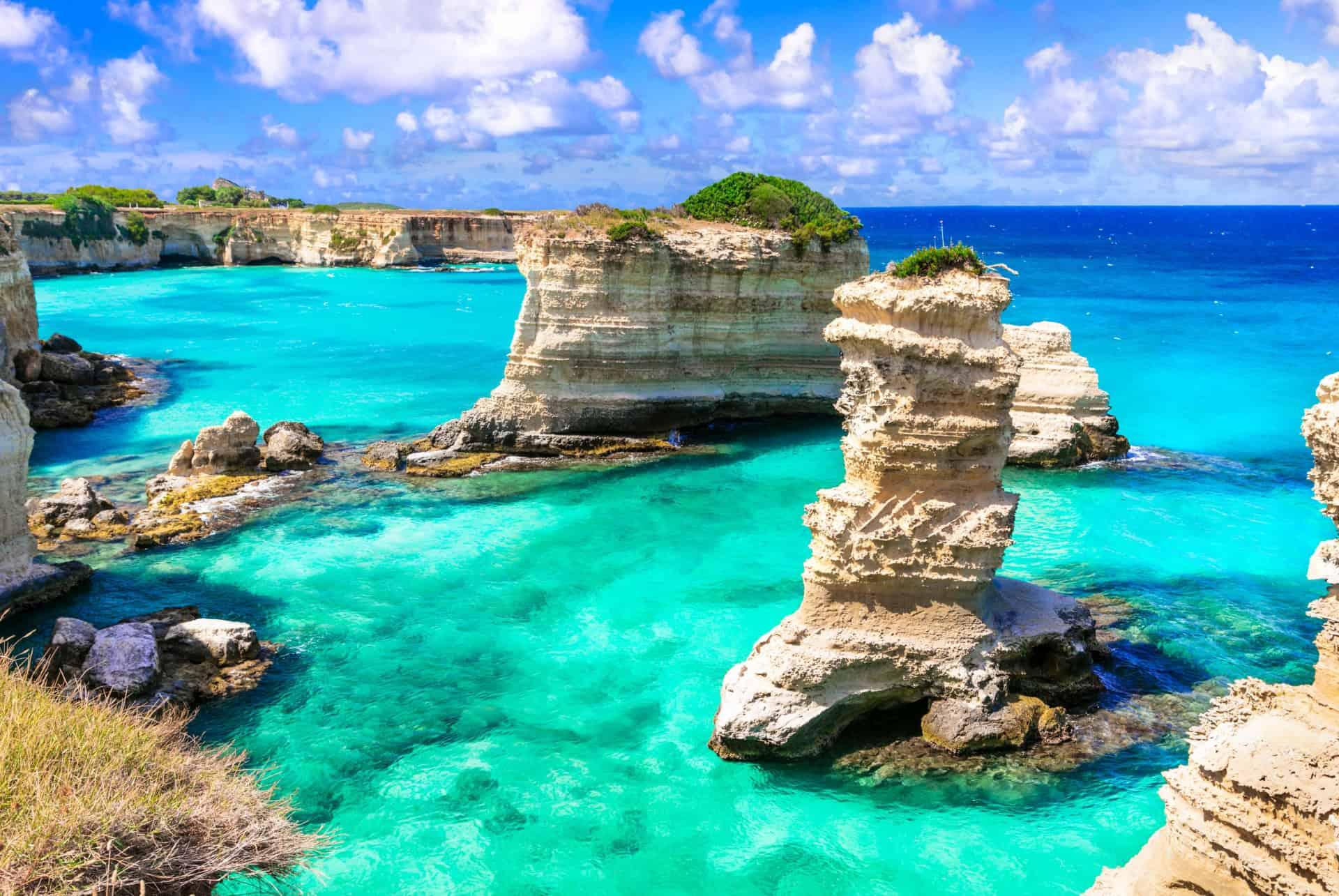 Faraglioni di Sant'Andrea Apulia