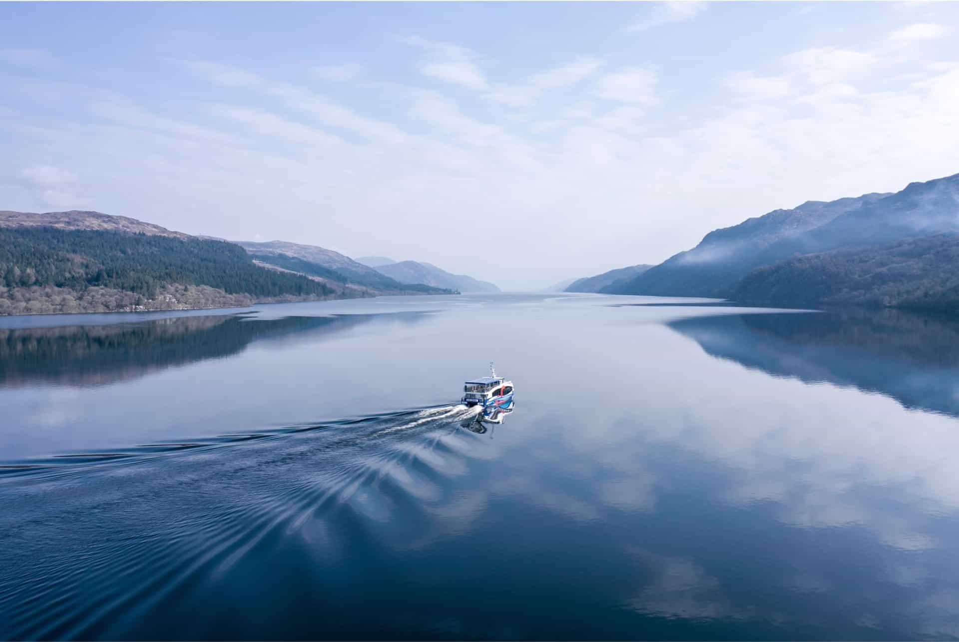Boat cruise on Loch Ness