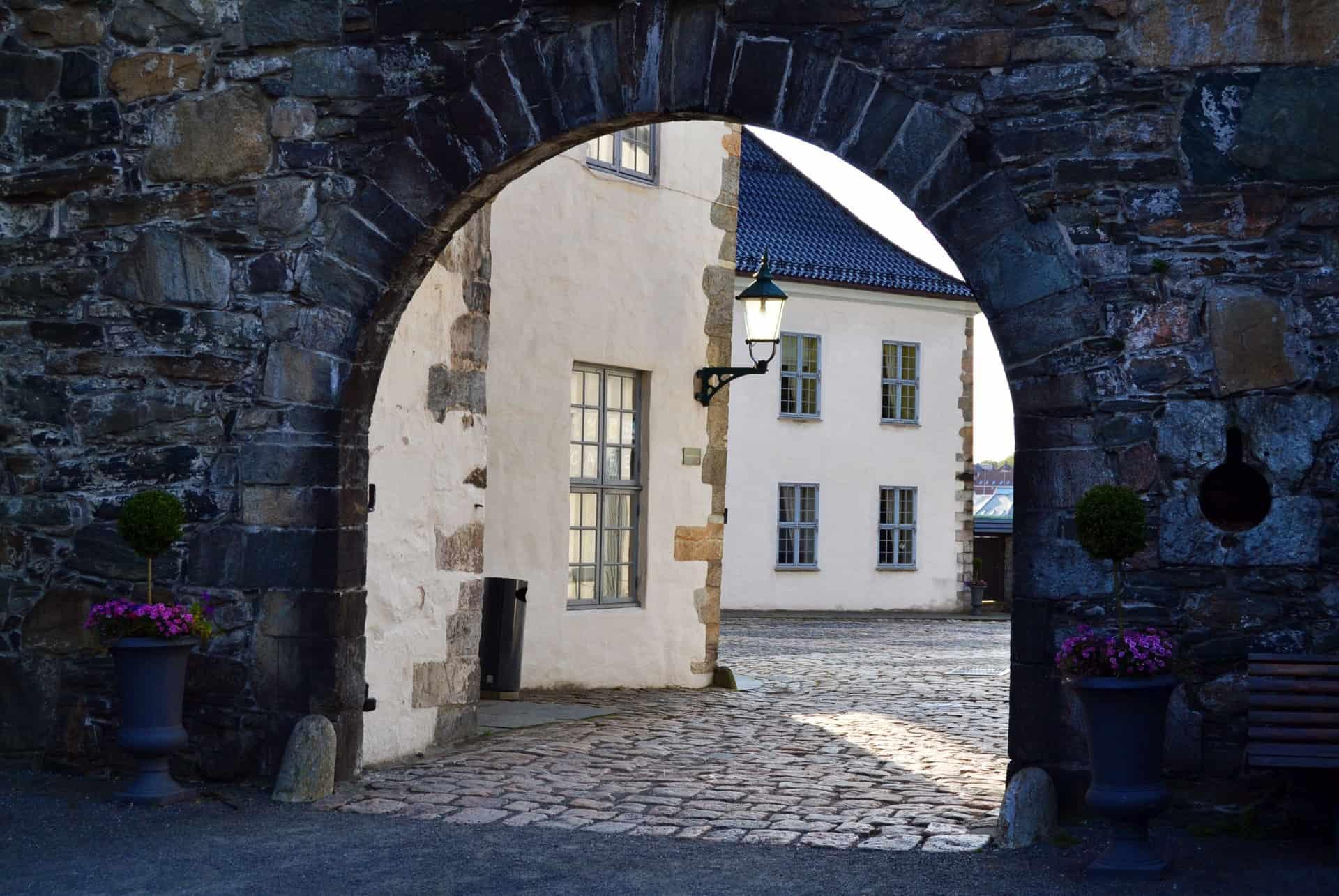 entrance to bergenhus fortress