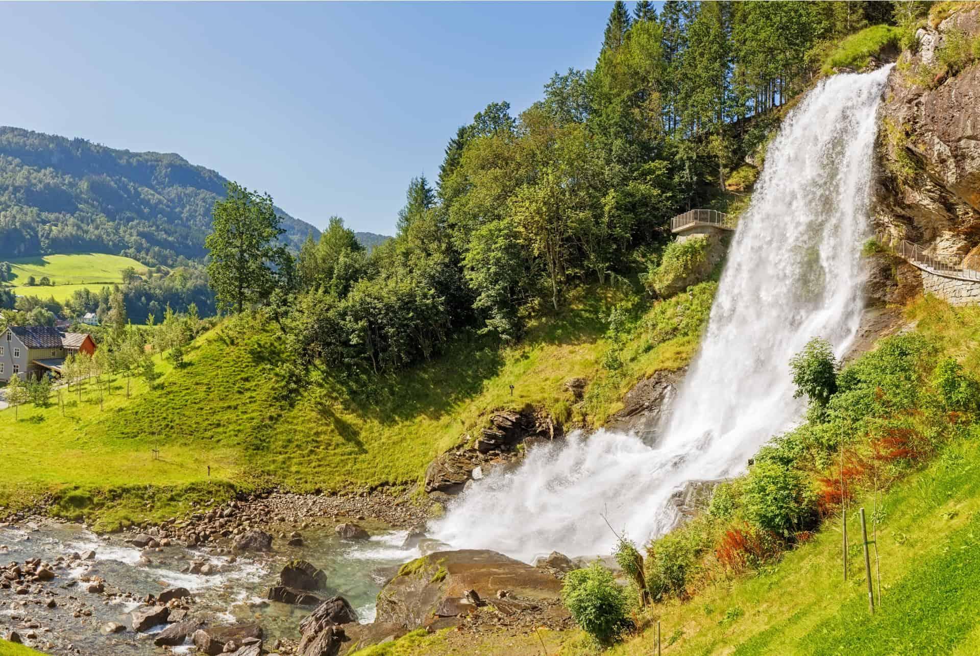 steinsdalsfossen waterfall what to do in bergen